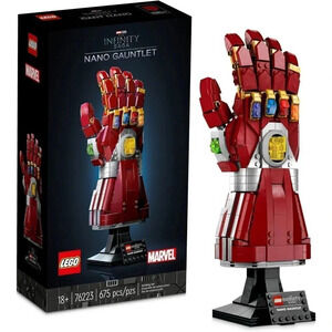 Marvel Nano Gauntlet Multicolor Iron Man Plastic Building  Set for Adults - Red